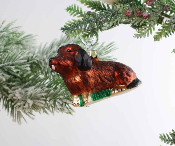Weihnachtskugel Dackel