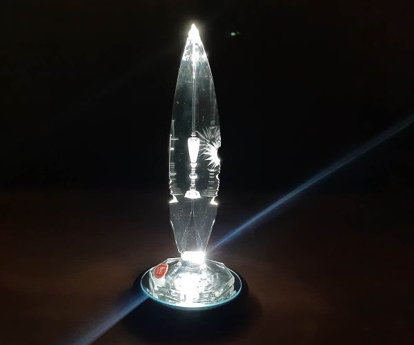 Monstranz aus Glas