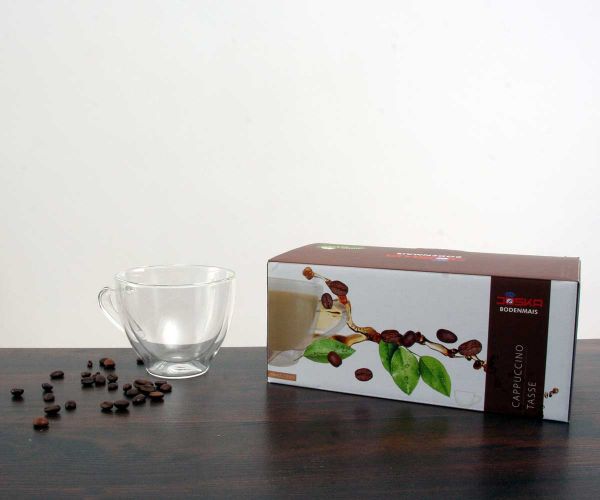 Doppelwandige Cappuccino Tassen im 2er Set