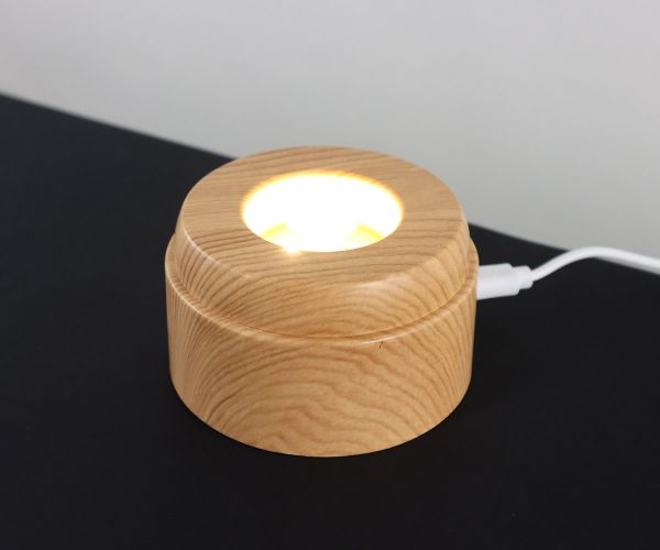 Rotierender LED Sockel für Glaskugeln