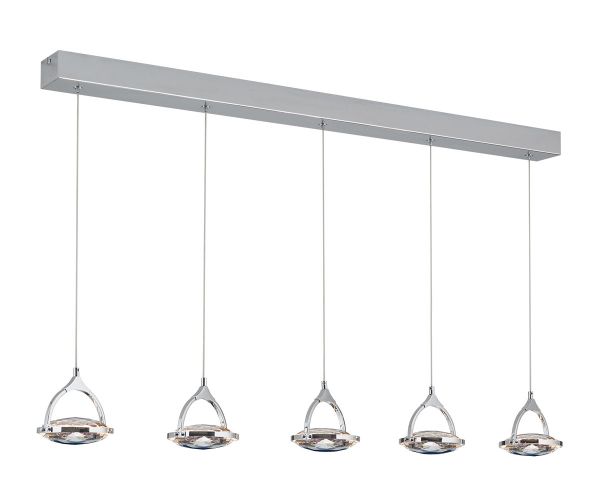 LED Deckenleuchte Eclipse chrom