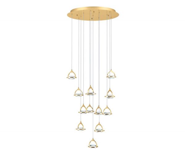 LED Deckenleuchte Eclipse gold