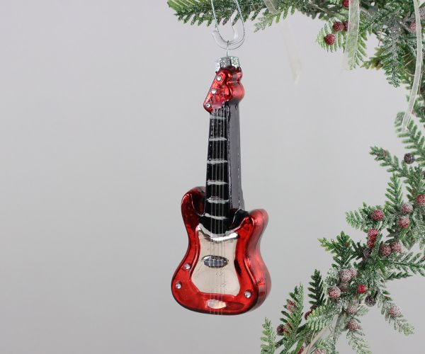 Weihnachtskugel Gitarre