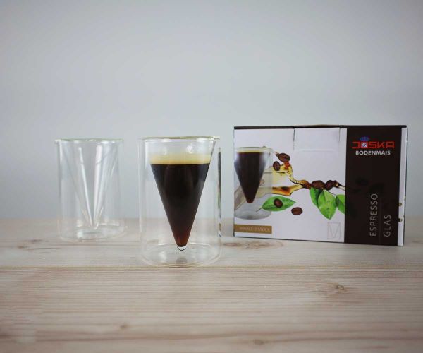 Doppelwandige Espresso Tassen im 2er Set