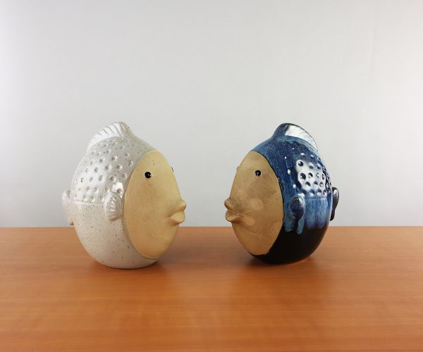 Großer Fisch aus Keramk