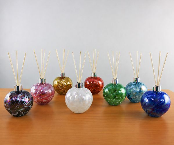 Runder Diffuser aus Glas für Duftöle